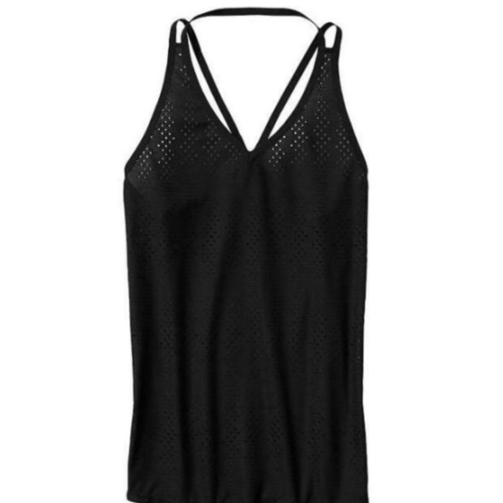 Athleta Limitless Laser Cut Mesh Tank Top